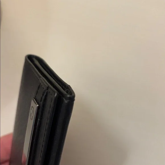 GUCCI BLACK LEATHER CARDHOLDER